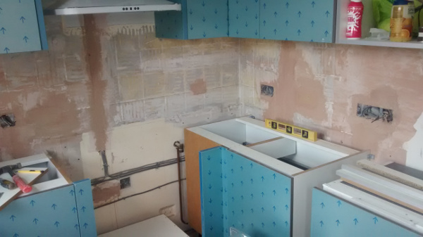 Kitchen work in progress