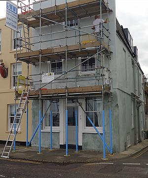 Repainting the front