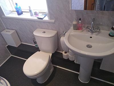 Newly refurbished bathroom